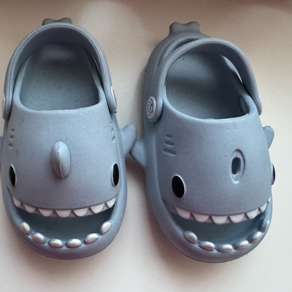 Kids Shark Design Shoes Sandals